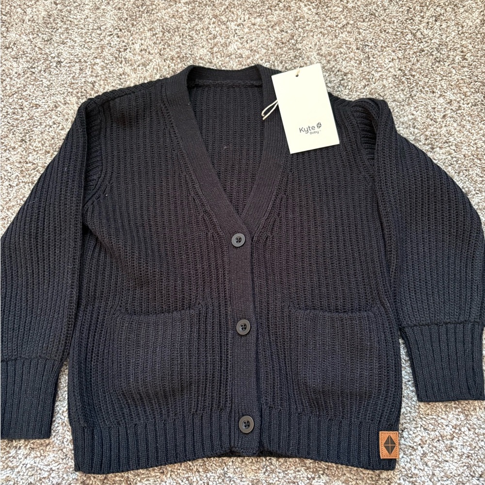 Kyte BABY Black Kids Sweater